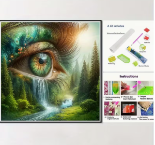 Preview: Diamond Painting Augenbild